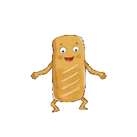 Hungry Sausage Roll Sticker by LadBaby