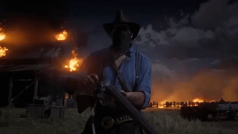 rockstar games guns GIF