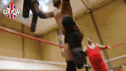 UKPW wrestling champion pose medway GIF