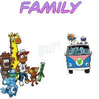 Excited Party Sticker by VeeFriends