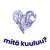 heart love Sticker by Mitä kuuluu?