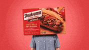 look up there it is GIF by Steak-umm