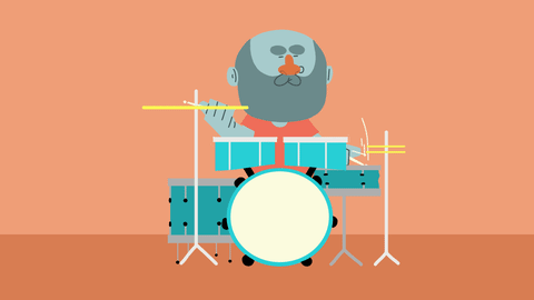 animation drums GIF