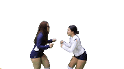 Womens Volleyball Heart Sticker by Clarke University