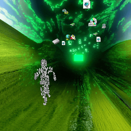 Delete Running Man GIF by PERFECTL00P