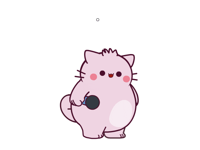 Cat Love Sticker by Pembe