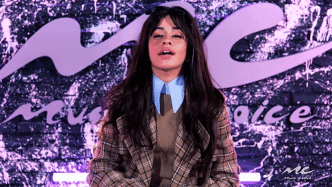 Camila Cabello Reaction GIF by Music Choice