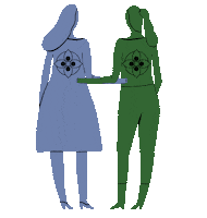 Girlfriends Calming Sticker by Neo Nature Cosmetics