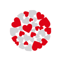 In Love Hearts Sticker by Fanlyc