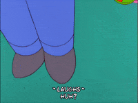 homer simpson laughing GIF