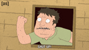 Australia Shut Up GIF by Adult Swim