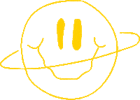 CultureWorks happy smiley planet orb Sticker