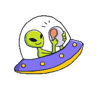 Alien Invasion Chile Sticker by Papafritología