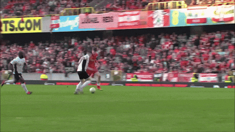 Goal Striker GIF by Cliftonville Football Club