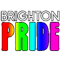 Brighton Pride Rainbow Sticker by zoellabeauty
