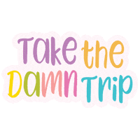 Julie Take The Trip Sticker by Sparkle Hustle Grow