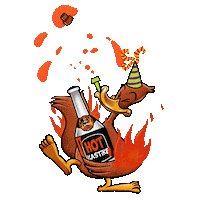 Celebrate Hot Sauce Sticker by Siipiweikot