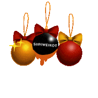 Dripping Merry Christmas Sticker by Siipiweikot