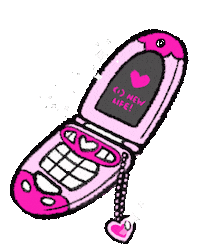 isthatapixel pink retro text phone Sticker
