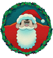 Santa Claus Christmas Sticker