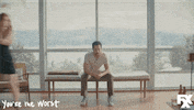 sitting time lapse GIF by You're The Worst 