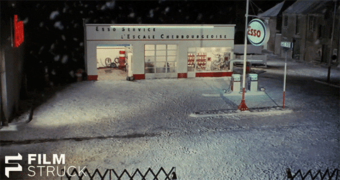 jacques demy snow GIF by FilmStruck