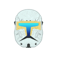 Clone Wars Helmet Sticker