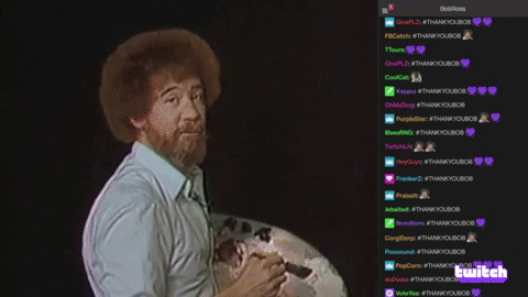 Streaming Bob Ross GIF by Twitch