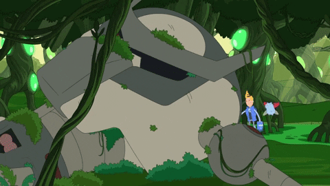 robot morning GIF by Cartoon Hangover