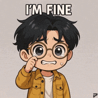 Anxiety Im Fine GIF by Persona