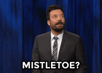 Christmas Mistletoe GIF by The Tonight Show Starring Jimmy Fallon