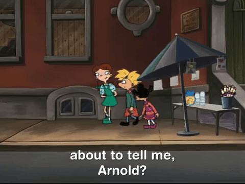 hey arnold nicksplat GIF