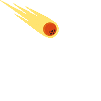 lauraleonessa space spazio meteorite lauraleographic Sticker