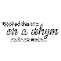 Excited Travel Sticker by Whym