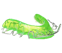 braces retainer Sticker by PIZZASLIME