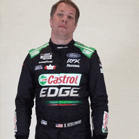 rfkracing racing nascar mind blown brad keselowski GIF