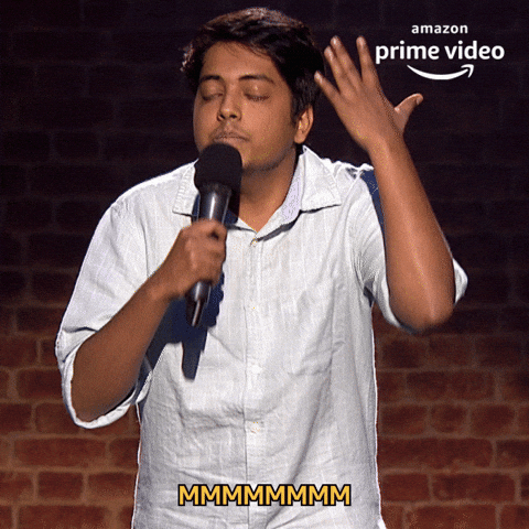 Comicstaan yummy delicious tasty amazon prime video GIF