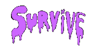 richie survive Sticker by deladeso
