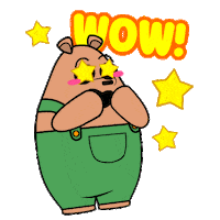 Wow Wow Reaction Sticker