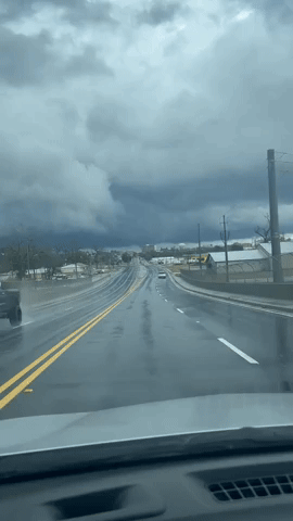 Funnel Spotted Near Downtown Valdosta During Tornado Warnings