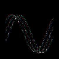 1mposter art animation loop 3d GIF