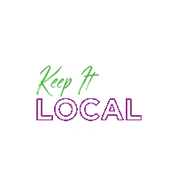 Shop Local Sticker by Fusion Media