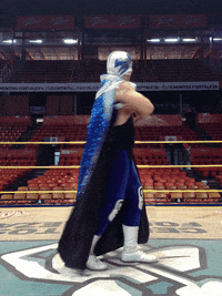 wrestling mascara GIF