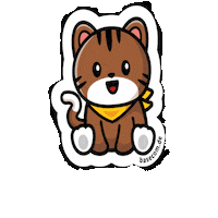 Happy Cat Sticker by basecom.de
