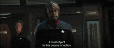 Disagree Star Trek GIF by Goldmaster