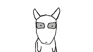 Bull Terrier Cross Sticker by Rex The Dog