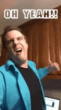 lukeguymartin giphyupload oh yeah oh yea GIF