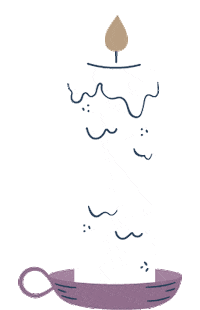 Longlostdreams candle melt long lost dreams Sticker