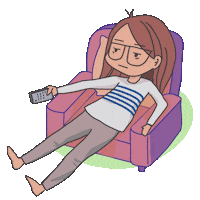 abrthawy quarantine potato couch couchpotato Sticker