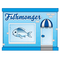 Fish Market Shop Sticker by emoji® - The Iconic Brand